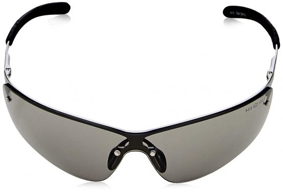 Bolle SILPSF Glasses Metal Frame with Tipgrip PC Anti-Scratch and Fog Lens, Smoke - Image 4