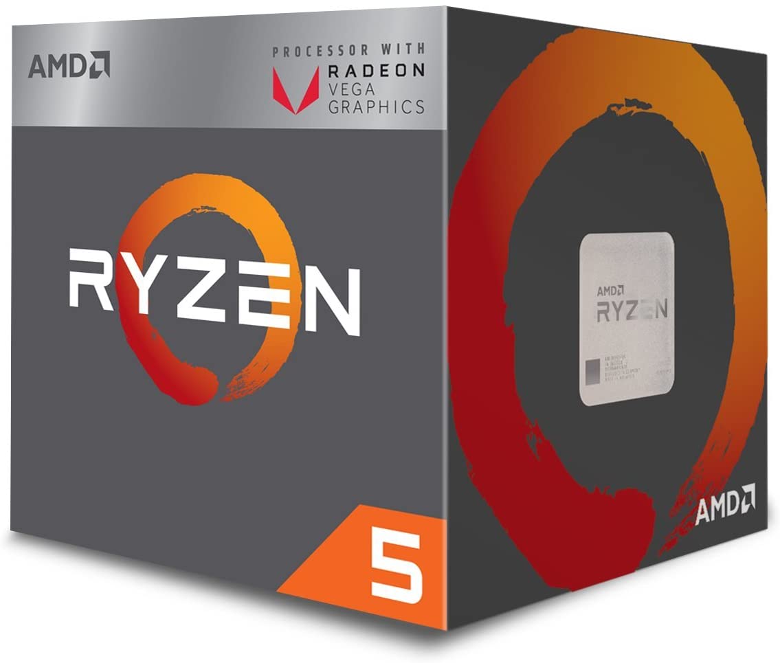 AMD Ryzen 5 3400G Processor (4C/8T, 6 MB cache, 4.2 GHz Max Boost) with Radeon RX Vega 11 Graphics, Black, Processor Only - Image 2
