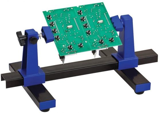 BURNTEC PCB Holder Clamp - Holds Circuit Board for Soldering 360° Adjustable Aid