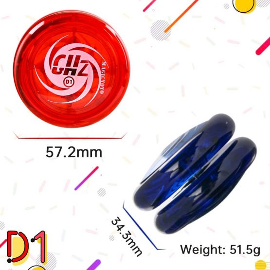 MAGICYOYO Responsive Yoyo D1 GHZ, Professional Yoyo Pack Looping Yoyos for Kids Beginner with 10 Yoyo Strings + 2 Gloves + 2 Yoyo Bags (PACK) - Image 2