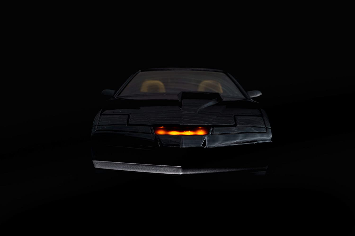 Jada 31115 Hollywood Rides 1:24 Knight Rider K.A.R.R with Working Lights, Black - Image 4