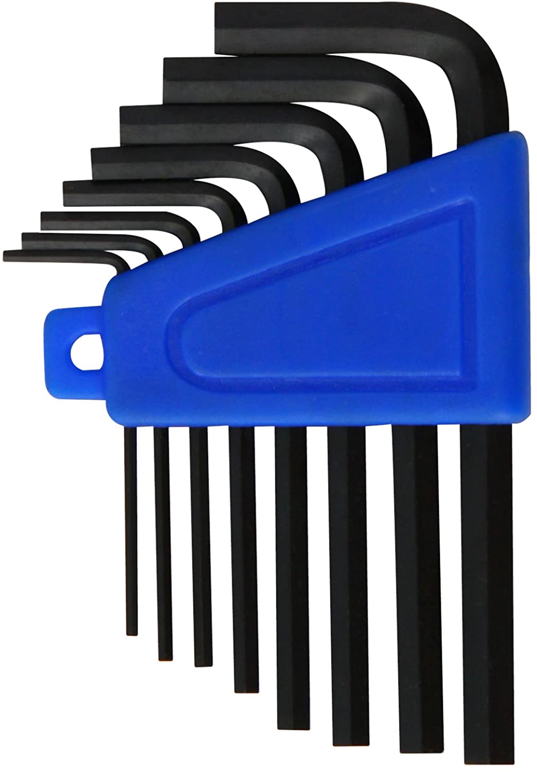 Laser 0267 Imperial Hex Key Set 8pc, Black,chrome, Black, Chrome, Individual packaging - Image 2