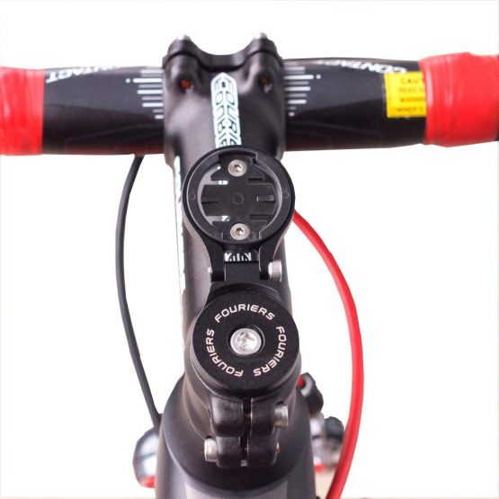 TUFF LUV Aluminium Stem Mount Compatible With Garmin (All Models) / Go-Pro GPS - Black - Image 2