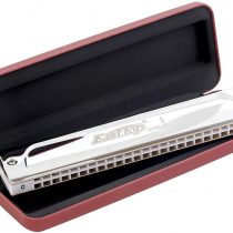 East top Tremolo Harmonica 24 Holes Professional Tremolo Harmonica in C, T2406S Mouth Organ 24 hole harmonica for Adults, Professional Players and Students