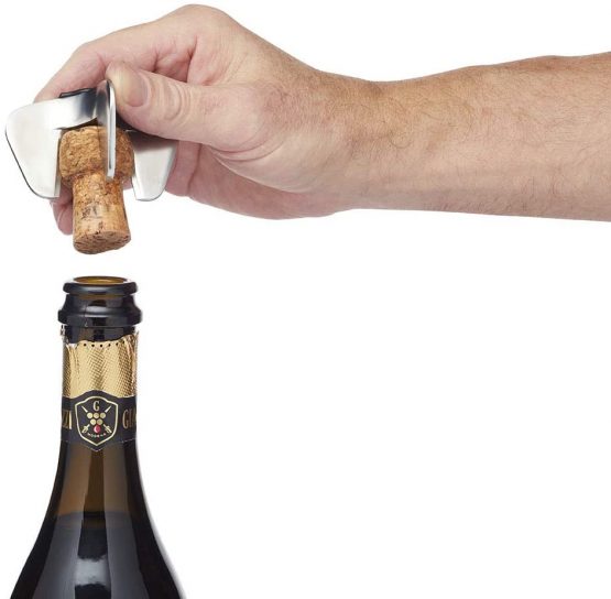 BarCraft BCCHAMOP Champagne/Sparkling Wine Opener, Stainless Steel, 7 x 7 x 4 cm - Image 3