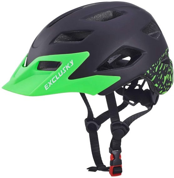 Exclusky Kids/Child boys cycle Helmets for Bike Skating Scooter Adjustable 50-57cm(Ages 5-13)