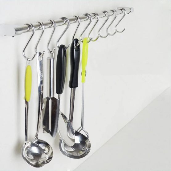 10pcs in Packs Shaped Hooks Hanging Hooks Hangers for Bathroom, Bedroom, Office and Kitchen (Medium) - Image 3