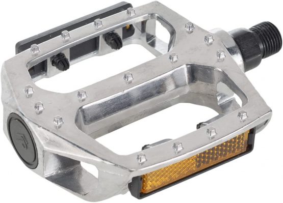 Cicli Bonin Unisex's Bmx Aluminium 9/16 Pedals, Silver, One Size