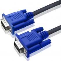 SVGA VGA MM Male to Male Monitor Extension Cable - Blue Supports resolutions at 800x600 (SVGA), 1024x768 (XGA), 1600x1200 (UXGA), 1080p (Full HD), 1920x1200 (WUXGA)