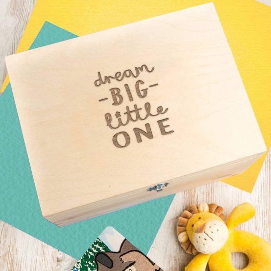 Wooden Engraved Keepsake Box/Baby Keepsake Memory Box/Engraved Gifts for New Parents/Baby's First Christmas/Newborn Girl Boy Gifts (Your First Breath Took Ours Away) - Image 4