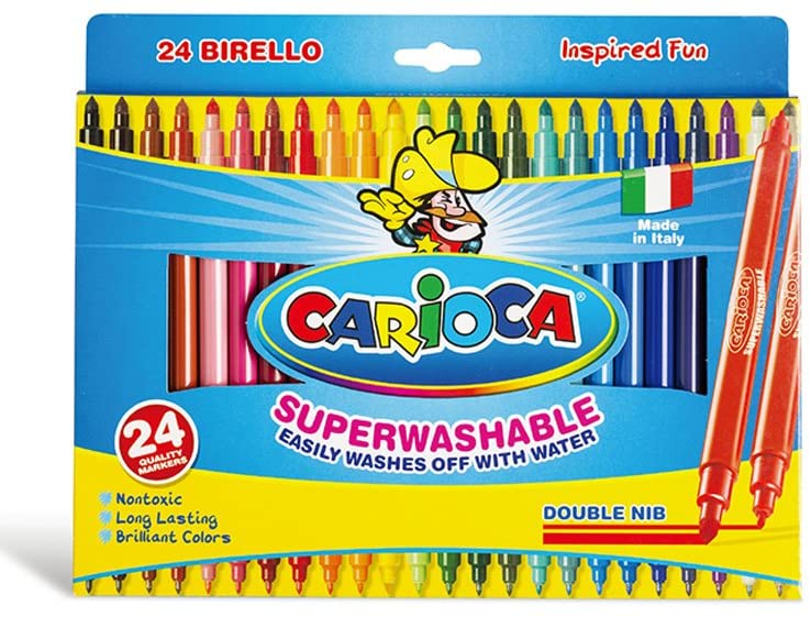 Carioca Cardboard Pack of 24 Pens (A53512024), Assorted, 24 Unidad (Paquete de 1) - Image 2