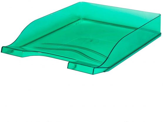 BANTEX 100553684 Desk Trays Pack of 6 Transparent Green
