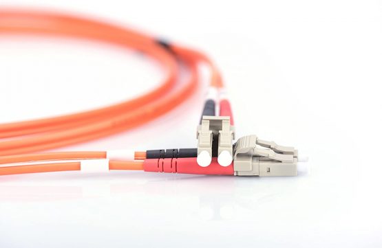 DIGITUS Professional Fiber Optic Patch Cable, OM2, Multi Mode, Duplex 50/125 micron turquoise turquoise 1 m - Image 2
