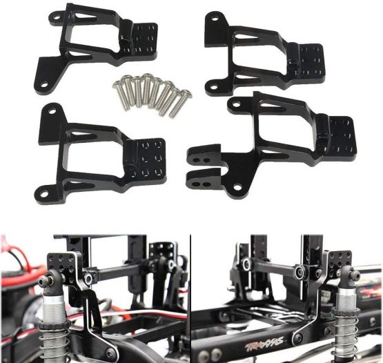 ZuoLan Aluminum Front/Rear Shock Tower Hoops for Traxxas Trx4 Upgrades Part 1/10 RC Model Crawler Car