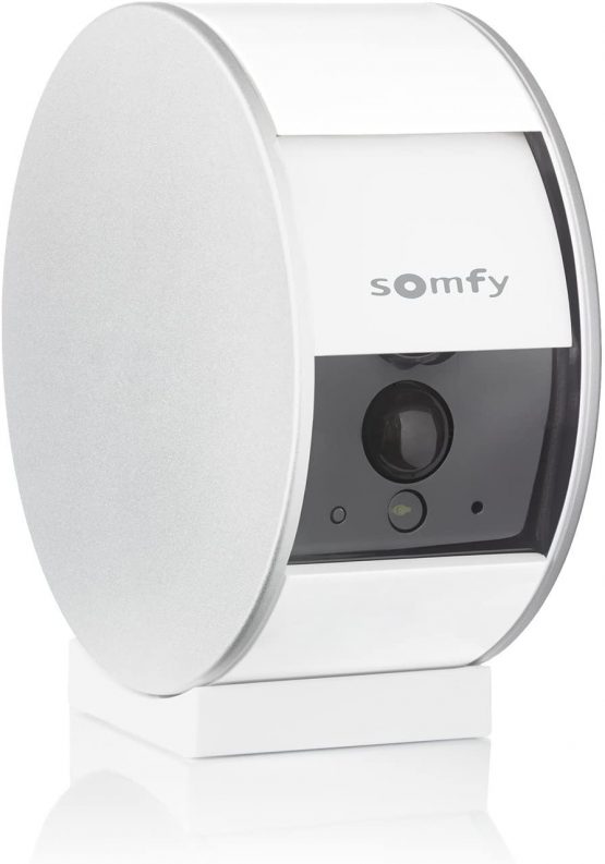 somfy 2401507 Indoor Camera, Full HD Security Camera for Home Security Systems, Smart Device with Integrated App and Simple Installation