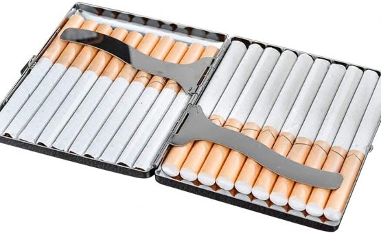 High Quality Metal Cigarette Case Box Holds 20 Cigarettes 84mm - Image 4