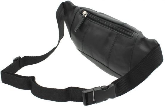 Visconti Leather Bumbag Style 720 Black - Image 2
