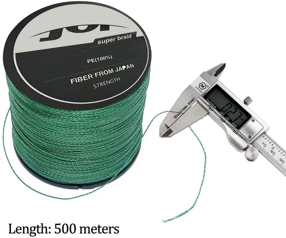REYOK 500m Fishing Line,Braided Fishing Line,Nylon Thread Weaving Fishing Line-Abrasion Resistance Fishing Line, Zero Stretch - Image 2