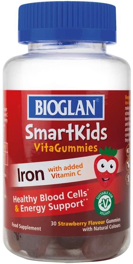 Bioglan SmartKids Iron, Red, 30 count (Pack of 1)
