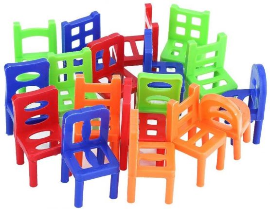 18PCS Balancing Toys Plastic Chairs Multicolor Mini Stacking Intelligence Multiplayer Balance Game Children Play Game Learning Toys Playset for Unisex Kids Boy Girl Adults - Image 3