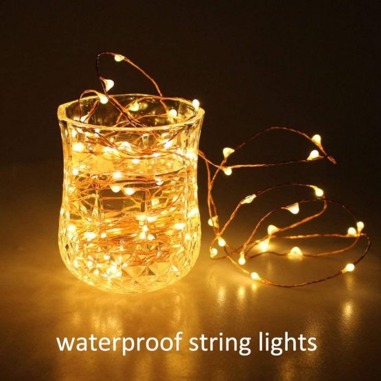 DeepDream Solar Fairy Lights Outdoor, 72ft/20m 200 LED 8 Modes Solar Powered String Lights Waterproof Garden Lights Copper Wire Lighting for Patio Yard Party Wedding Christmas (Warm White) - Image 2