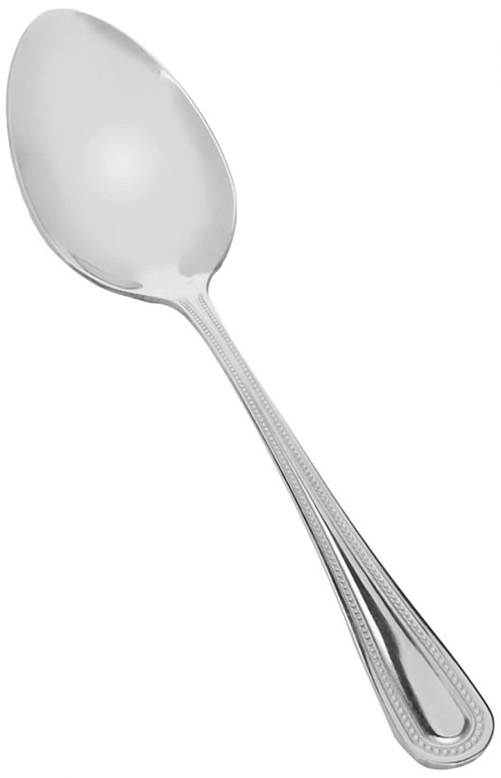 Olympia Bead Dessert Spoon - Stainless Steel - 185(L) mm - Pack Quantity 12