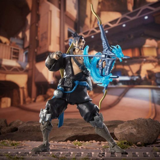 Overwatch Ultimates Series Hanzo and Genji Dual Pack 6 Inch Scale Collectible Action Figures with Accessories, Blizzard Video Game Characters - Image 3