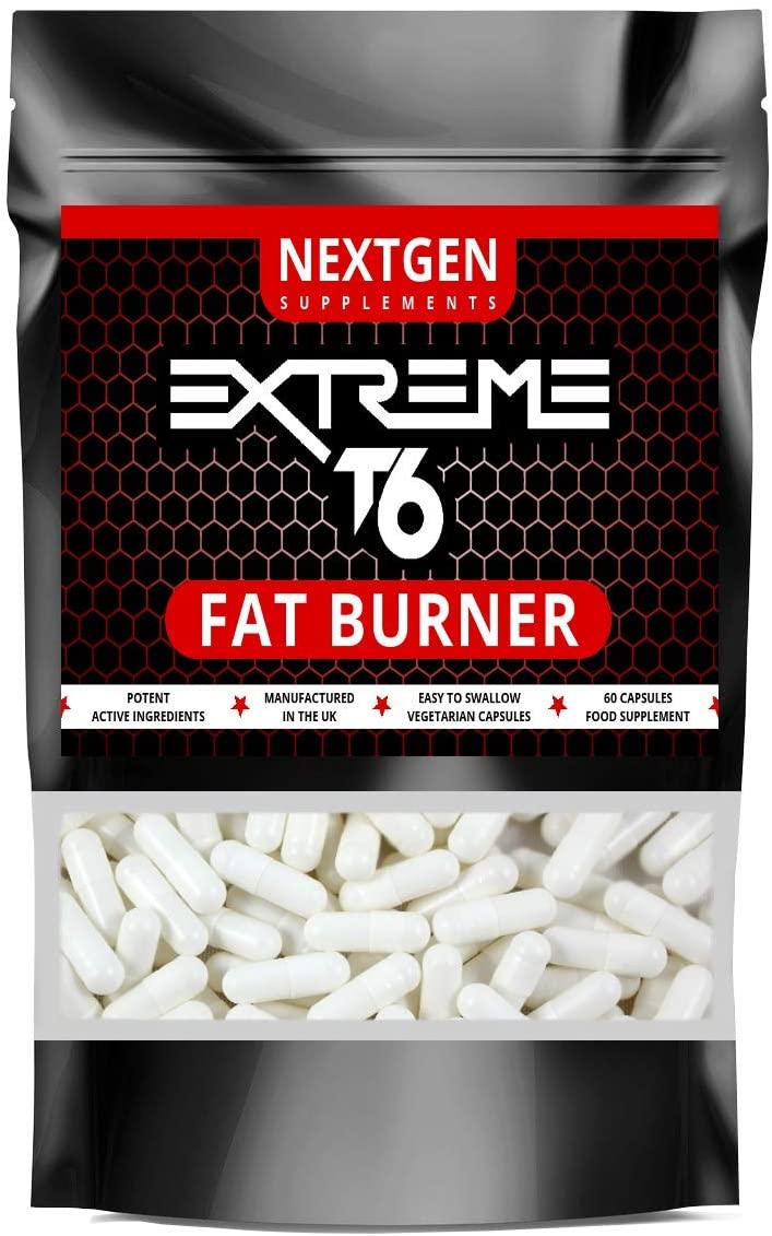 OZUNA NUTRITION Fat Burners Keto Extreme T6 Fast Weight Loss Pills Diet Slimming, 60 count (Pack of 1)