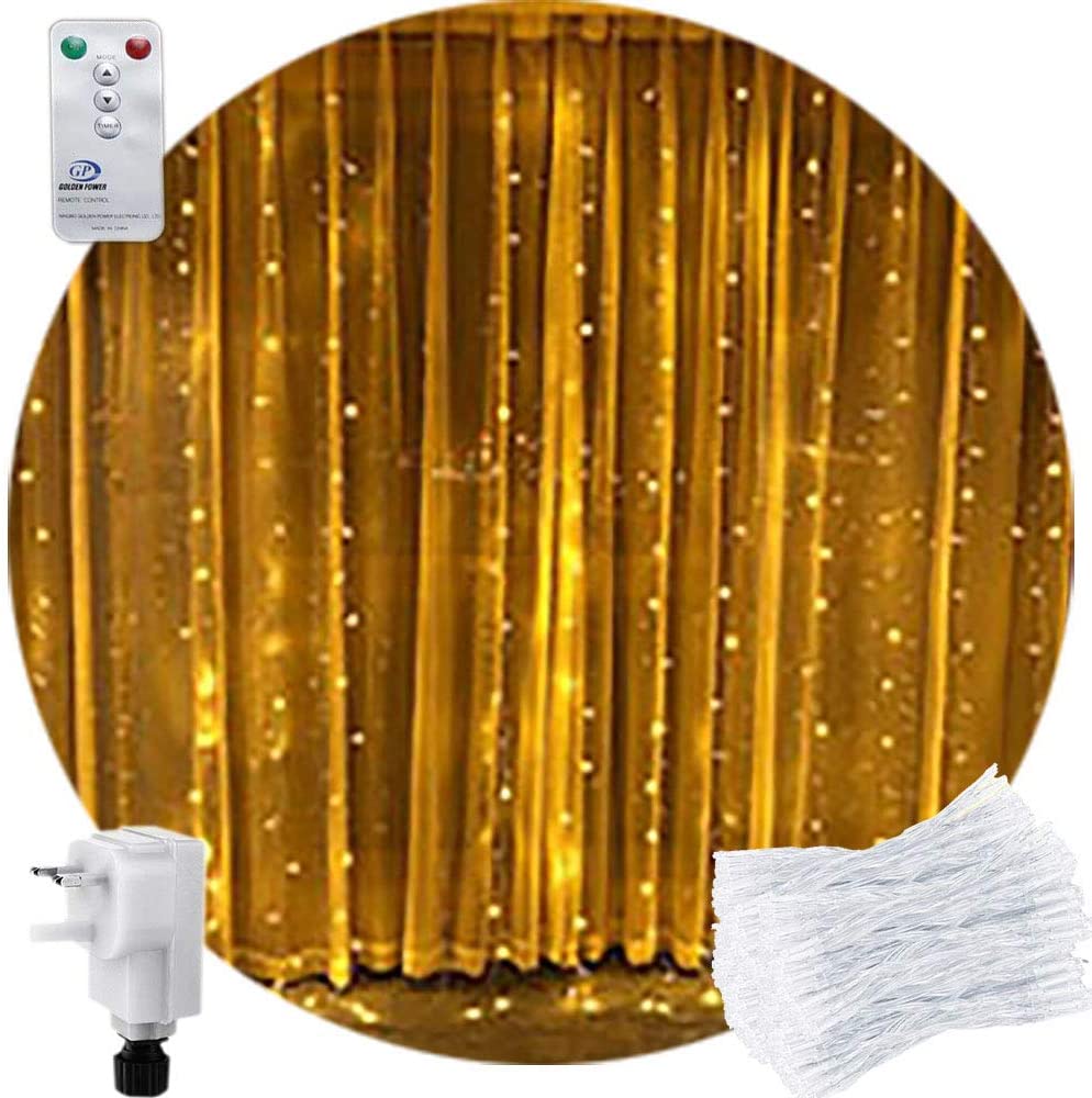 CORST 2MX2M Curtain Lights Plug in