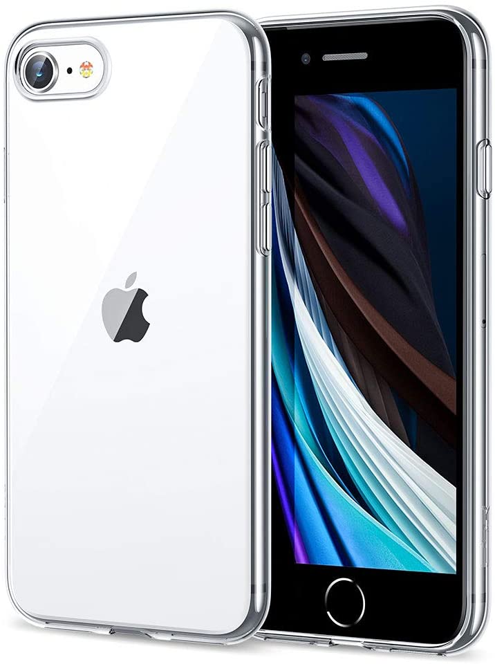 ESR Clear Silicone Case Compatible with iPhone SE 3 (2022) / SE 2 (2020) Case, and iPhone 8/7