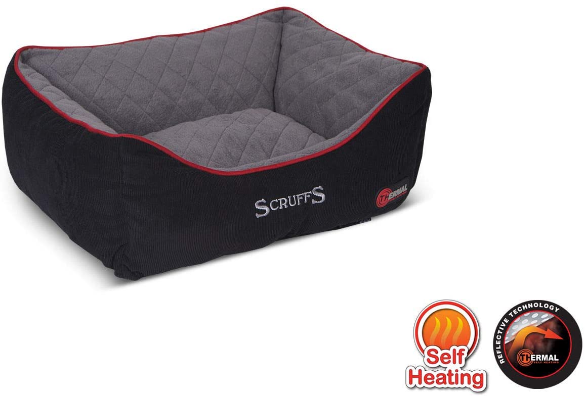 Scruffs Thermal Box Bed (M) Black, 60 x 50 x 20 cm (L x W x H) - Image 2