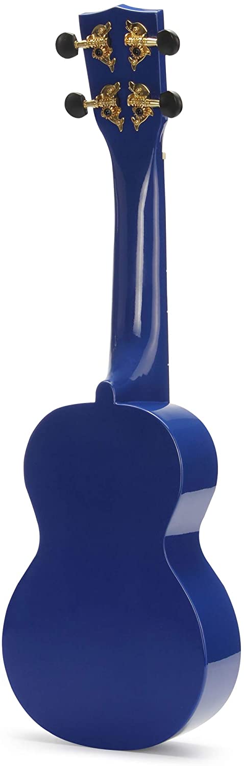 Mahalo Rainbow 'Learn 2 Play' Soprano Ukulele with Essentials Pack - Blue - Including Clip-on Tuner, Aquila Strings, Picks & MORE - Image 2