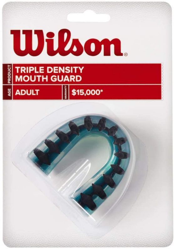 Wilson Triple Density Sports Mouthguard, Transparent Green, Adaptable - Image 2