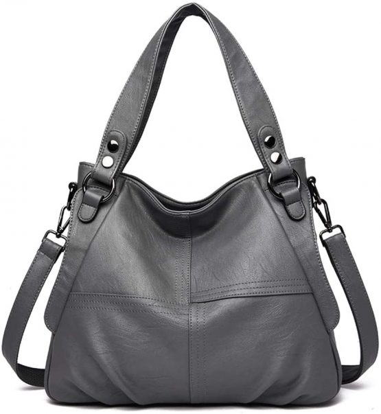 Ladies Leather Handbags Large Capacity Top Handle Messenger Crossbody Shoulder Bags for Womens Girls