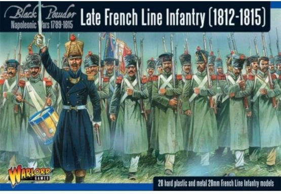 Black Powder - Late French Line Infantry (1812-1815) (28mm scale) (28) (Warlord Games)