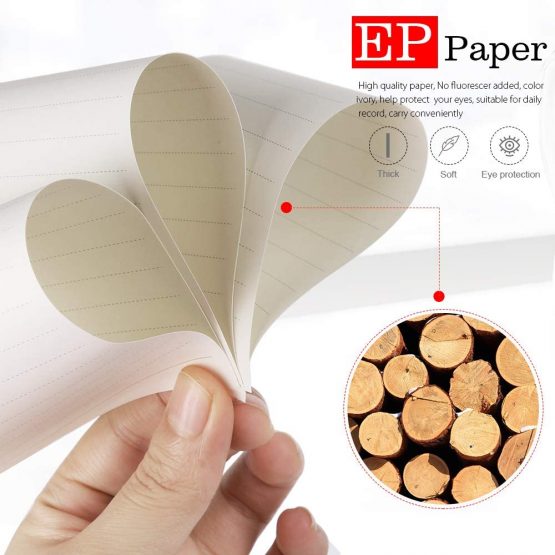 FANDAMEI 4 Packs A6 Ruled Line Paper Refills for Filofax Personal Organiser - 180 Sheets 17.1x9.4cm 6-Ring Personal Binder Planner Refillable Lined Paper, Filofax Personal Inserts Loose Leaf Page - Image 4