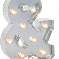 Darice Metal Marquee Letter, Acrylic, Multicolour, 26.41x20.06x5.08 cm