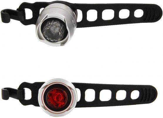 CatEye Orb Front & Rear Polished Black Light Set