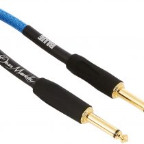 Dean Markley DMBSIN30S Blue Steel 1/4-Inch String to 1/4-Inch String Instrument Cable
