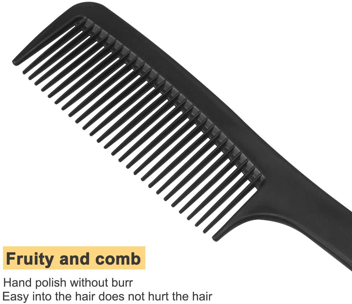 Netspower Hair Styling Combs, 10 Pieces Professional Hairdresser Hair Comb, Handle Comb, Hairdressing Accessories Device Set - Image 2