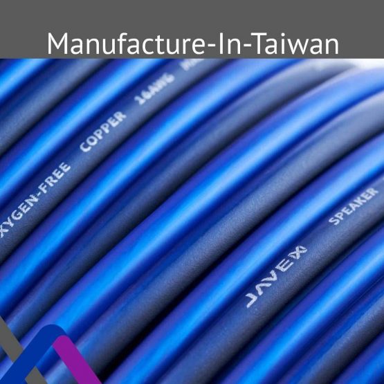 JAVEX Speaker Wire 14-Gauge [2.11mm2] [0.16mm Strands Oxygen-Free Copper 99.9%] Stranded Copper, Blue/Black, Cable for Hi-Fi Systems, Amplifiers, AV receivers and Car Audio Systems, 50FT [15.25CM] - Image 3
