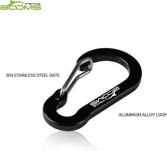 Booms Fishing CC1 Multi-Use Carabiner Clips For Key,Fishing,Camping,Outdoor sport,Daily life - Image 4