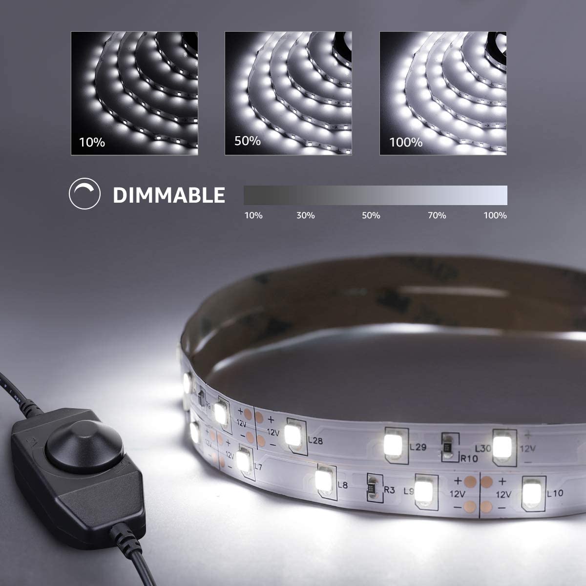Lepro LED Strip Light White 5M 300 LEDs - Image 2