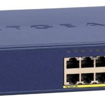 NETGEAR 28-Port Fast Ethernet 10/100 Smart Managed Pro PoE Switch (FS728TP) - with 12 x PoE @ 100W, 6 x 1G Gigabit Copper/SFP, Rackmount, and ProSAFE Lifetime Protection, Blue