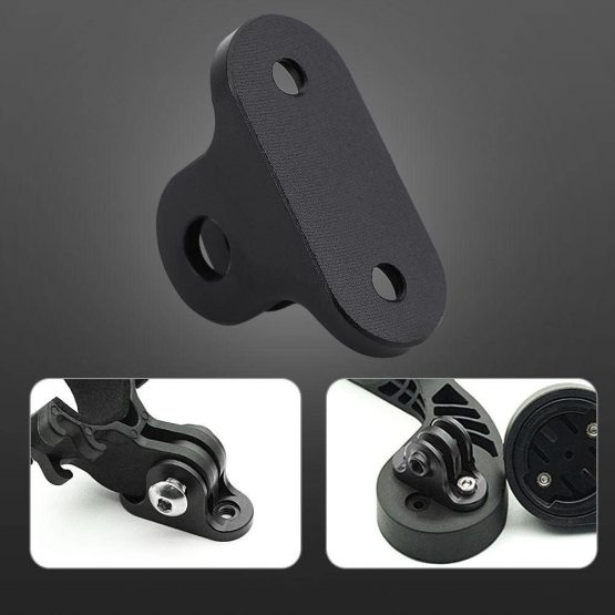 Bike Camera Mount, Metal Bicycle Computer Bracket Camera Mount Adapter for GoPro - Image 2