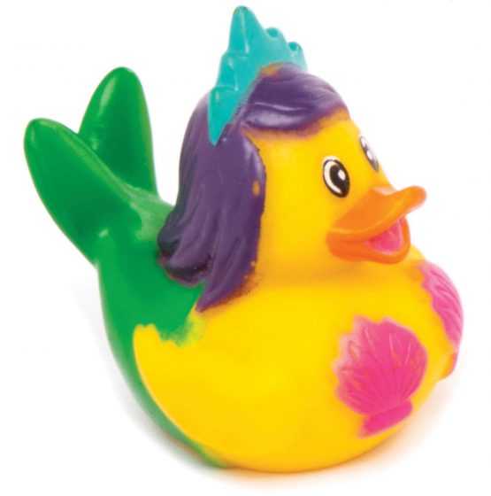 Baker Ross AW527 Mermaid Rubber Ducks (Pack of 4) Perfect for Kids Bath Fun or Water/Pool Activities/Games - Image 4