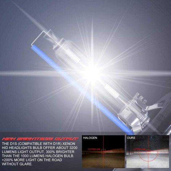 D1S xenon burner, HID spot light 12V 35W, pack of 2 - Image 3