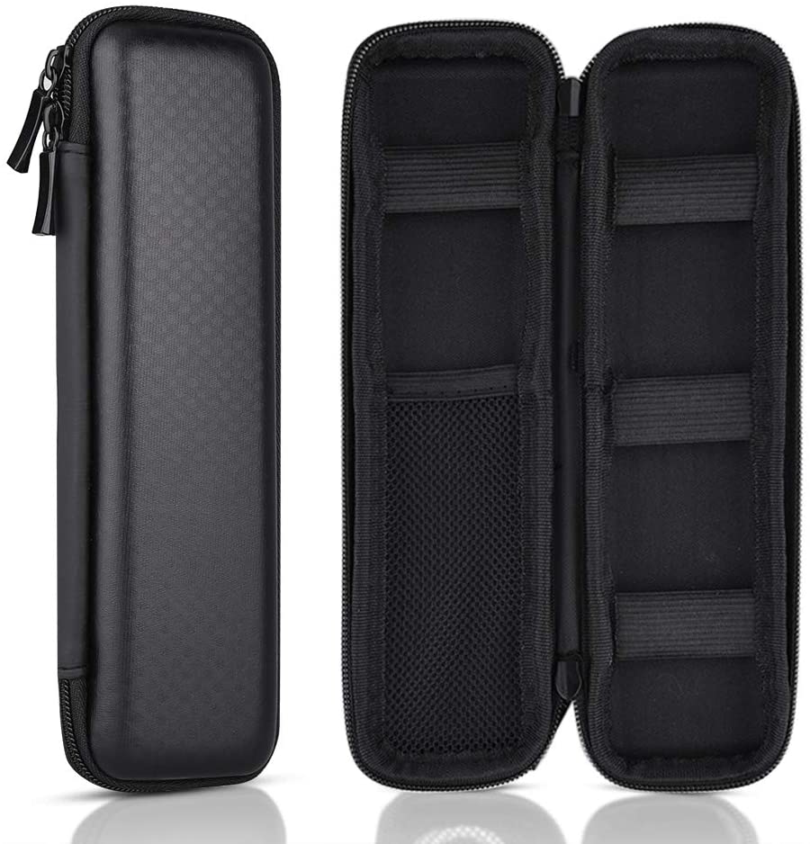 KUUQA EVA Pencil Case Pouch Case EVA Pencil Case for Executive Fountain Pens Stylus, Black