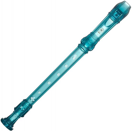 YAMAHA Recorder - Soprano Recorder, German fingering, Translucent Blue - Image 2