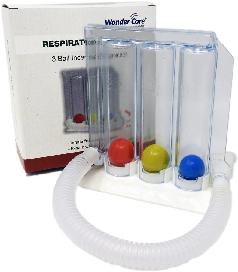 Wonder Care - 3 Balls Incentive Spirometer